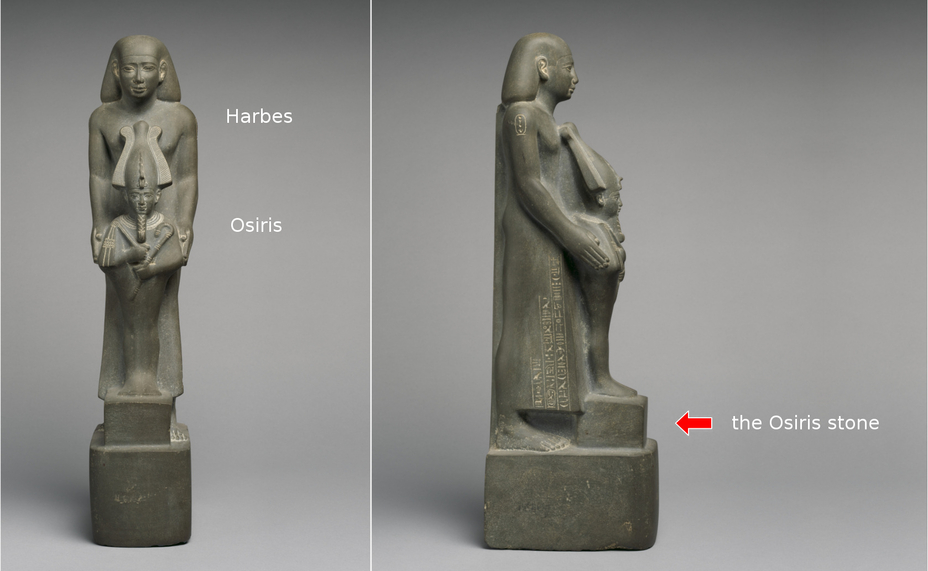 Osiris and Harbes Pharaoh of Ancient Egypt Psamtiknefer son of Ptahhotep Metropolitan Museum